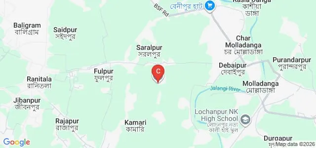 Chuyapara Shree Ramakrishna Teachers Training College and Research B Ed, Murshidabad Map