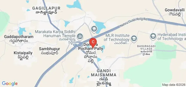 Institute of Aeronautical Engineering, Dundigal Map