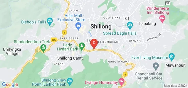 Indian Institute of Professional Studies, Shillong Map