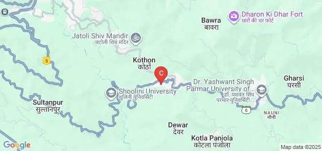 LR Polytechnic, Solan Map