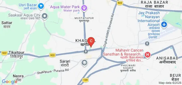 Mahila College, Khagaul Map