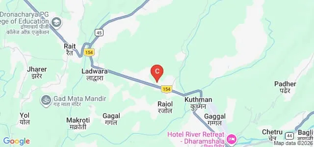 Gian Jyoti Institutes of Bachelor Education, Kangra Map