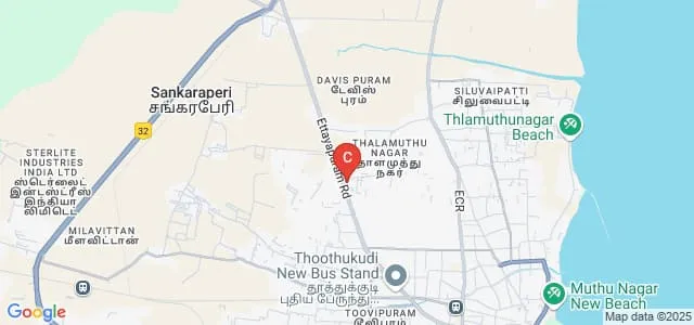 APC Mahalaxmi College for Women, Thoothukudi Map
