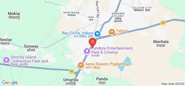 Liberal College of Education, Indore Map