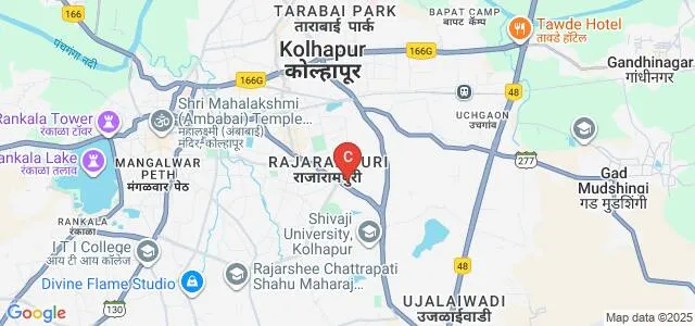 College of Non Conventional Vocational Courses for Women, Kolhapur Map