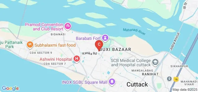 Christ College, Cuttack Map