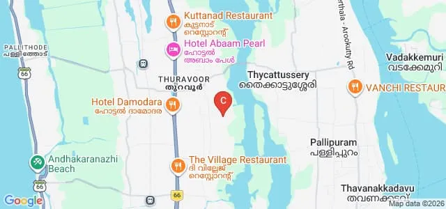Sree Narayana Guru Memorial Arts and Science College, Alappuzha Map