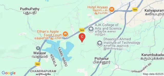Ellen College of Nursing, Coimbatore Map