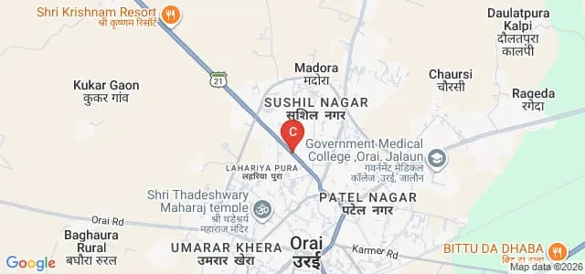 Guru Ropan Sikshan Sewa Sansthan Mahavidyalaya, Jalaun Map