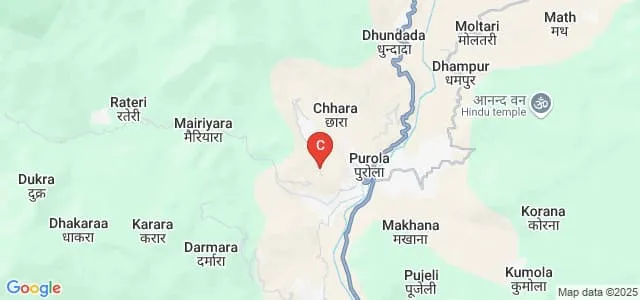 Barfiya Lal Juwantha Government Degree College, Uttarkashi Map