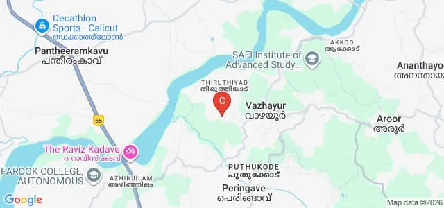 Vedavyasa College of Architecture, Malappuram Map