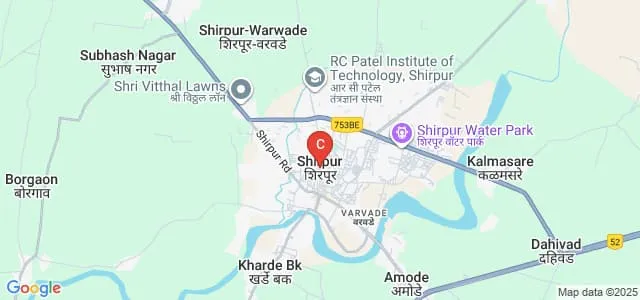 School of Pharmacy and Technology Management SVKM's Narsee Monjee Institute of Management and Studies, Shirpur Map