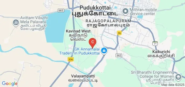 Government Dental College, Pudukkottai Map