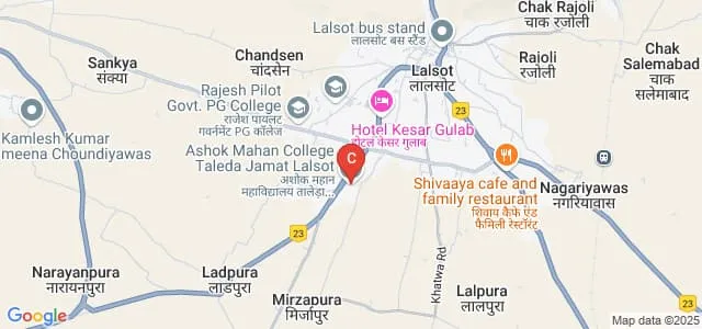 Ashok Mahan College, Dausa Map