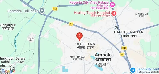 MDSD Girls College, Ambala Map