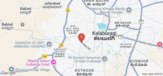 DSR Ullah Institute of Pharmaceutical, Kalaburagi Map