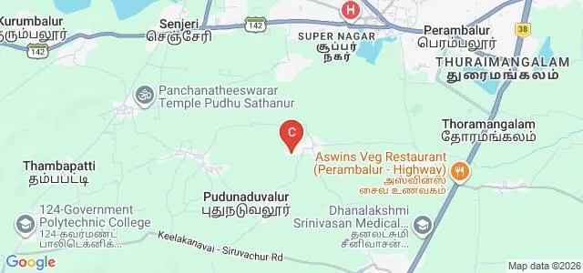 Dhanalakshmi Srinivasan College of Education for Women, Perambalur Map