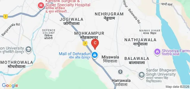UIHMT College of Hotel Management and Tourism, Dehradun Map