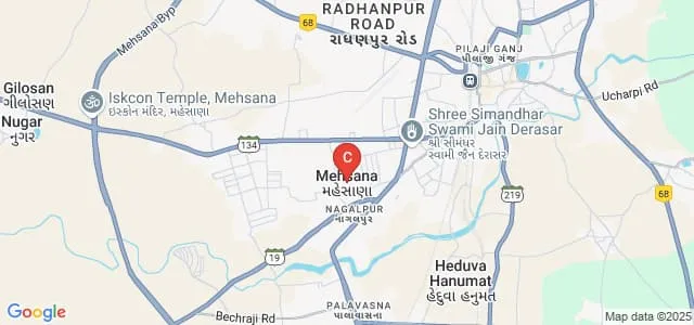 Shri Sarvajanik MSW BSW College, Mehsana Map