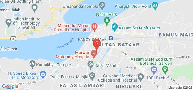 Cotton College, Guwahati Map