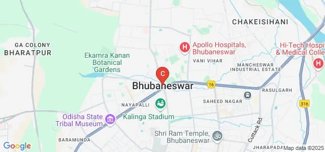 Gandhi Dental College, Bhubaneswar Map