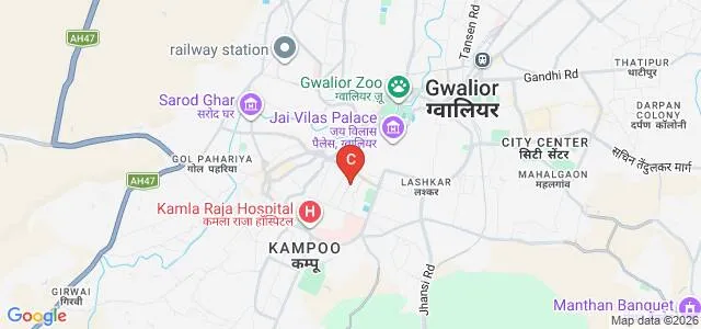 Engineers Combine Professional College, Gwalior Map