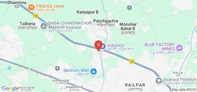Asansol Engineering College, Asansol Map