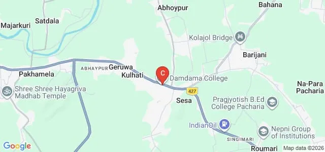 Damdama College, Kamrup Map