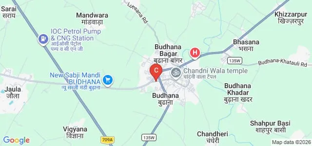 DAV Degree College, Budhana Map