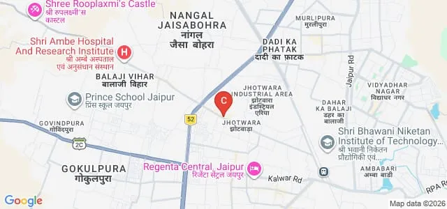 Shaheed Bhagat Singh Mahila B Ed College, Jaipur Map