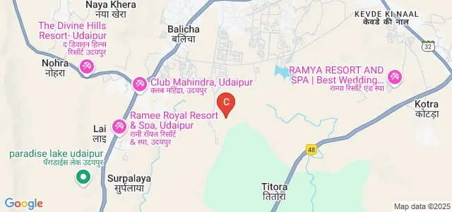 Geetanjali School of Nursing, Udaipur Map
