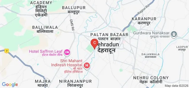 Government Institute of Hotel Management Catering Technology and Applied Nutrition, Dehradun Map
