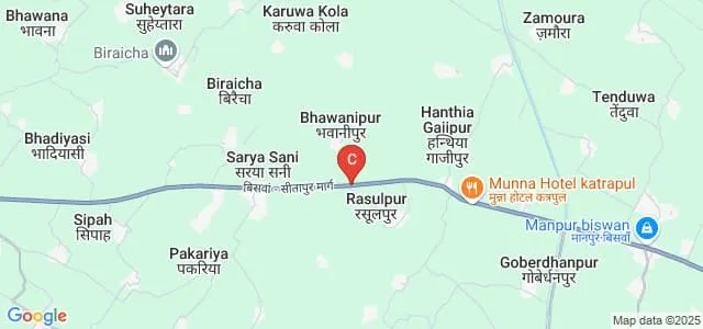 Maa Vindhyavasini Mahavidhyalay Pharmacy College, Sitapur Map