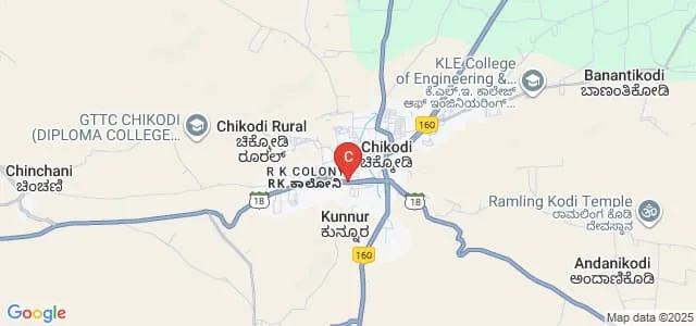 Government First Grade College, Chikodi Map