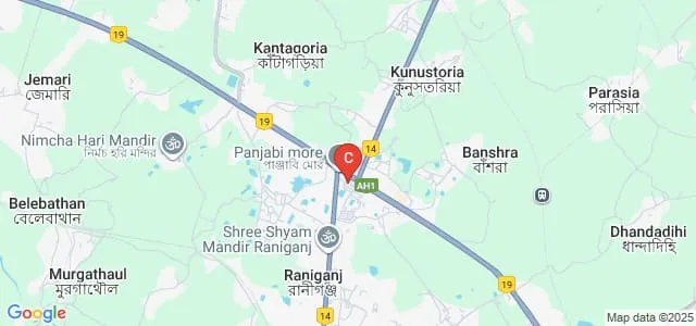 Raniganj Institute of Computer and Information Sciences, Raniganj Map