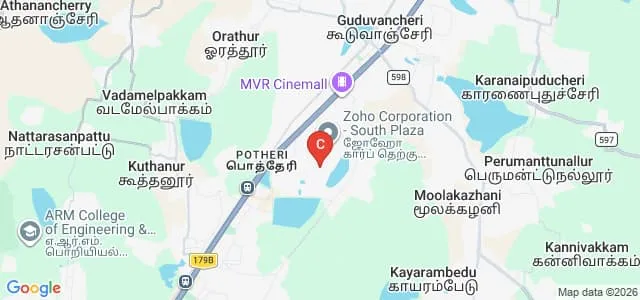 SRM College of Nursing, Kattankulathur Map