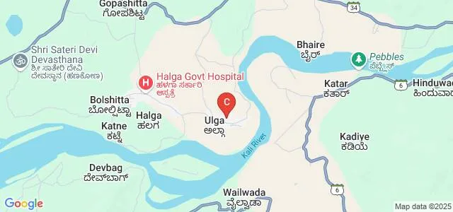 Mahasatee Arts Commerce and Science College, Karwar Map