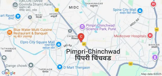 ASM's Institute of International Business and Research, Pune Map