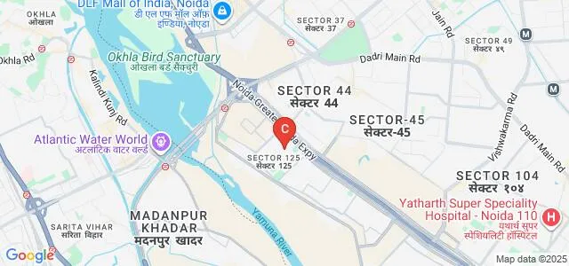 Amity Institute of English Studies and Research, Noida Map