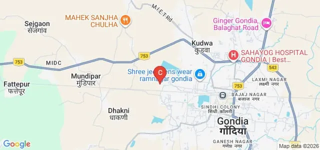 Shankarlal Agrawal College of Management Studies, Gondia Map