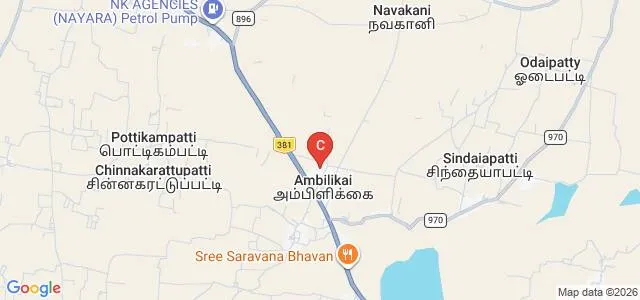 Rev Jacob Memorial Christian College, Dindigul Map