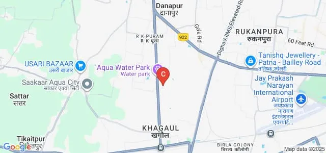 Tapindu Institute of Higher Studies, Patna Map