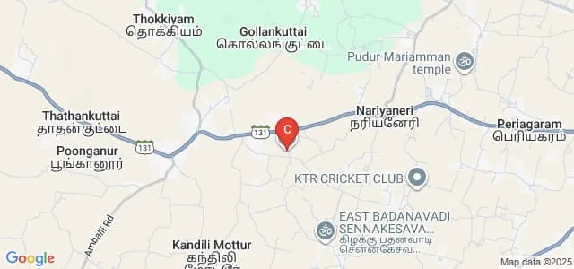 Government Arts and Science College, Tirupattur Map