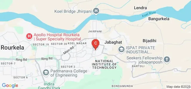 Dr Ambedkar Memorial Institute of Information Technology and Management Science, Rourkela Map