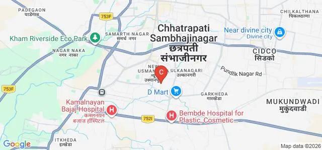 Government College of Pharmacy, Aurangabad Map