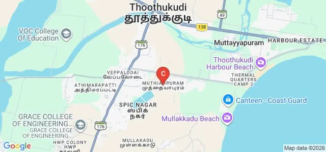 Chandy College of Education, Thoothukudi Map
