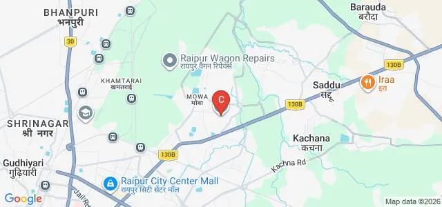 Shri Balaji Institute of Medical Science, Raipur Map
