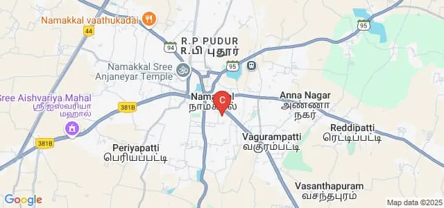 Namakkal Kavignar Ramalingam Government Arts College for Women, Namakkal Map