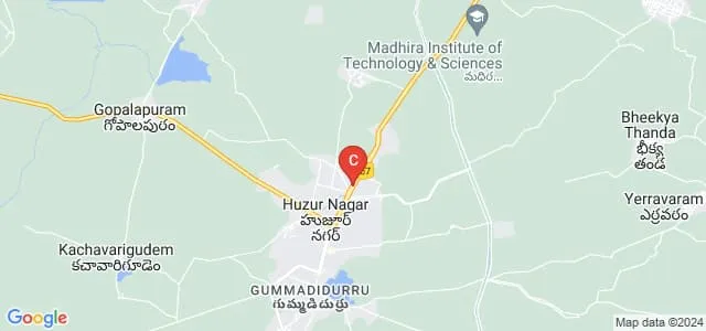 Madhira College of Engineering, Nalgonda Map