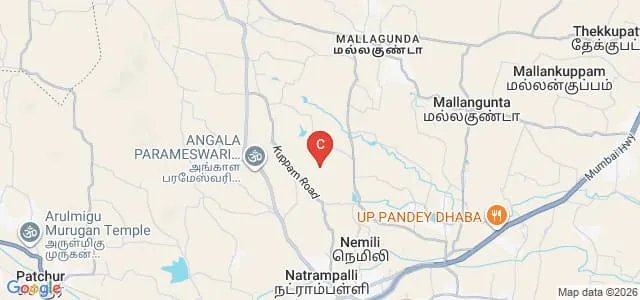 Sri Kalaimagal College of Education, Tirupattur Map
